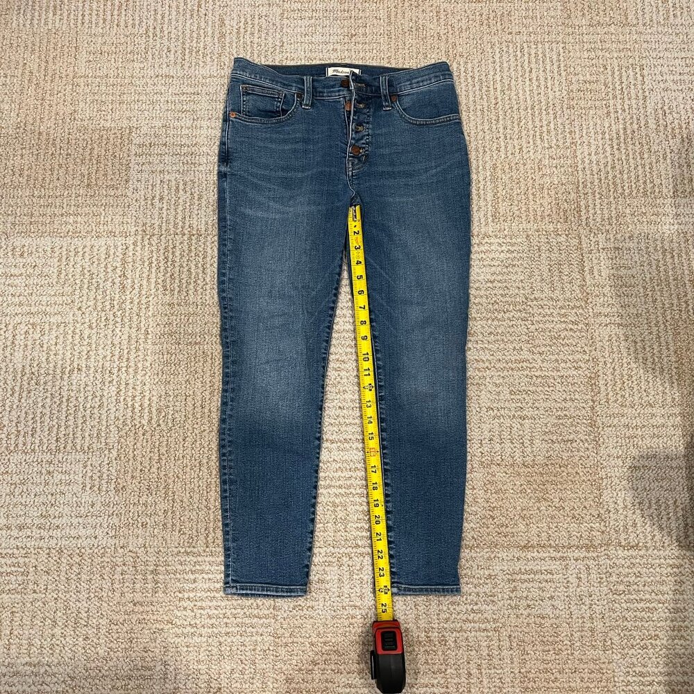 Madewell 9” Mid-Rise Skinny Crop 28